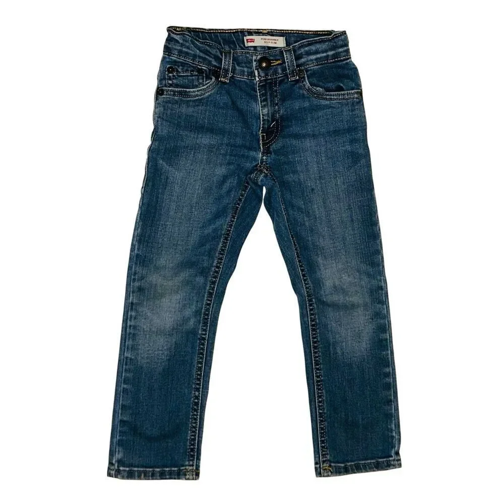Levi’s Boys 2 Piece Jeans T-shirt Outfit Size S‎ 4-5